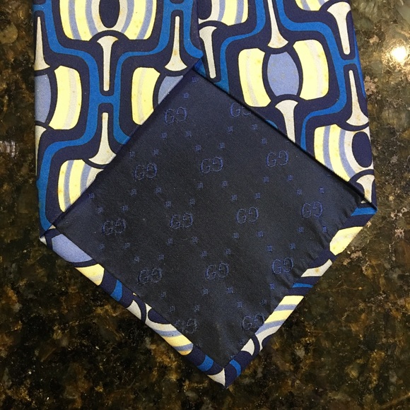Vintage Gucci Silk Tie - Picture 6 of 7